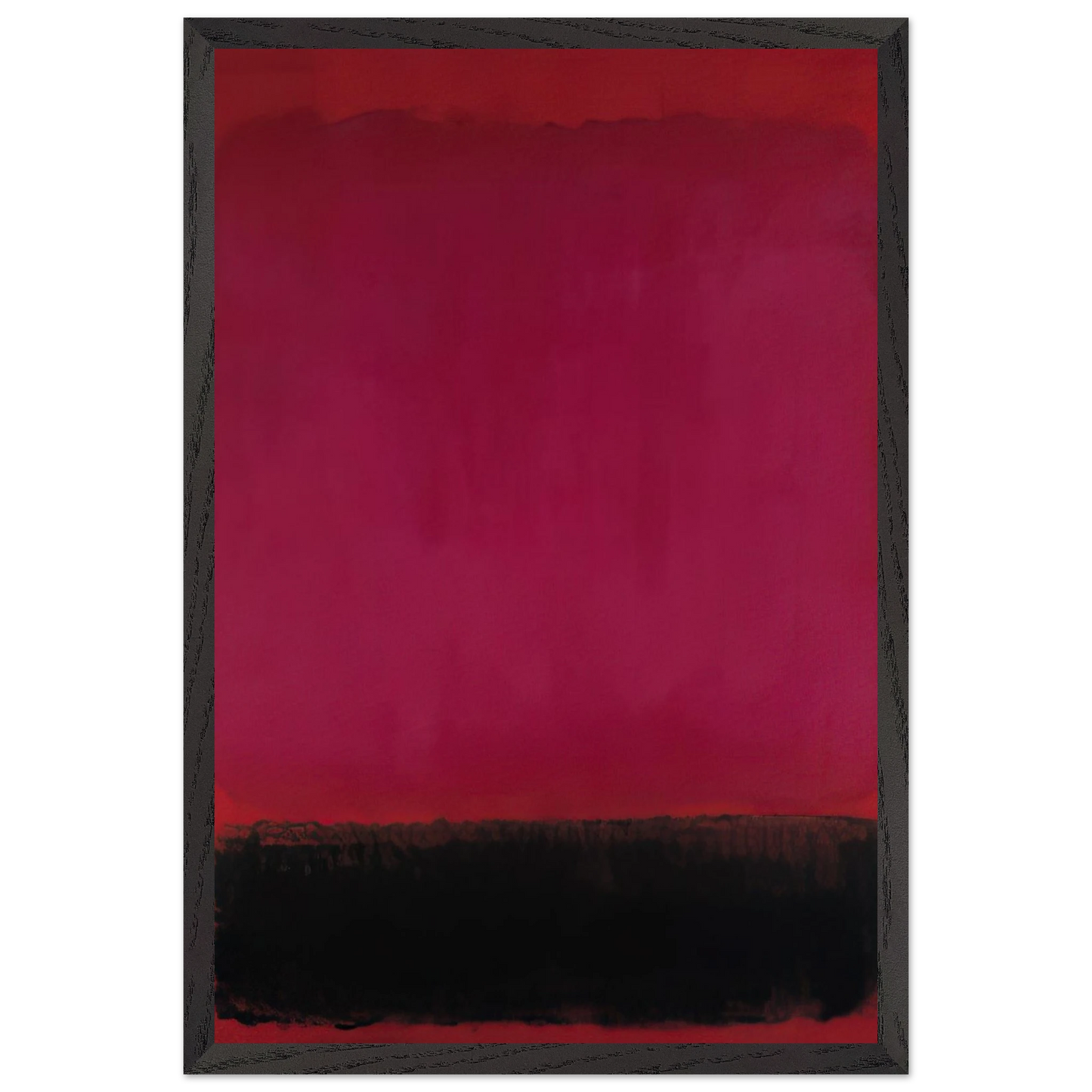 Helen Frankenthaler - Untitled - 1967 Wall art - 27x35 cm / 11x14 inches - Premium Wooden Framed Poster With Fine Art Paper - White frame