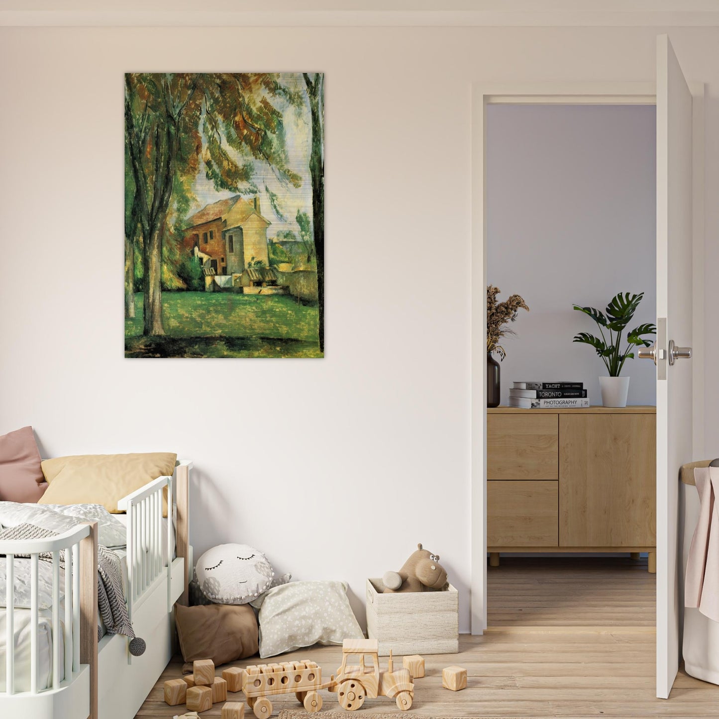 The pond of the Jas de Bouffan - Paul Cézanne Brushed Aluminum Print - 70x100 cm / 28x40 inches | Paul Cézanne Aluminum Print | Paul Cézanne Prints