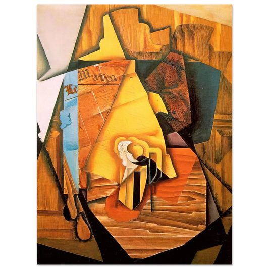 Juan Gris - A MAN IN A CAFE 1914 Fine Art Poster - Default Title
