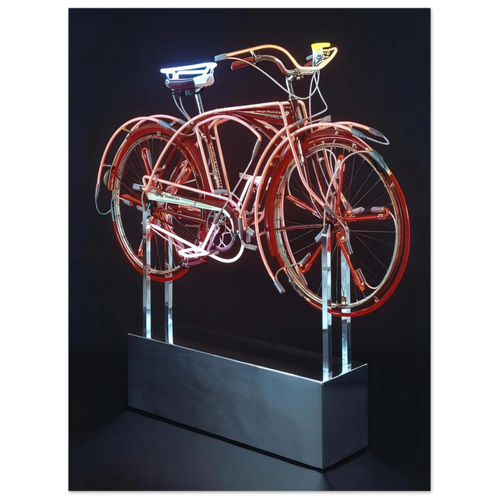 Robert Rauschenberg - BICYCLOID IX 1994  75x100 cm / 30x40inches Fine Art Poster