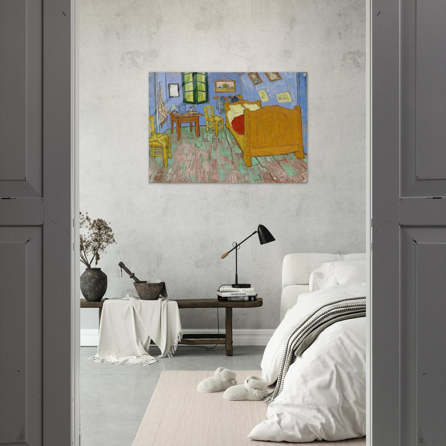 Vincent's Bedroom in Arles - Vincent van Gogh Acrylic Print - 70x100 cm / 28x40″ inches