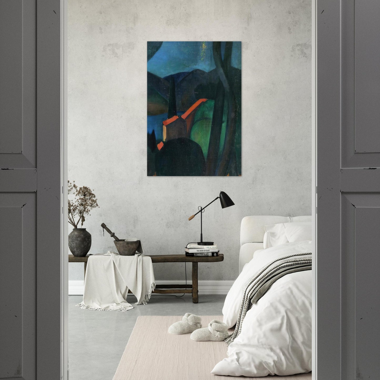 MARTIGUES LANDSCAPE 1908 - Andre Derain Brushed Aluminum Print - 70x100 cm / 28x40 inches | Andre Derain Aluminum Print | Andre Derain Prints