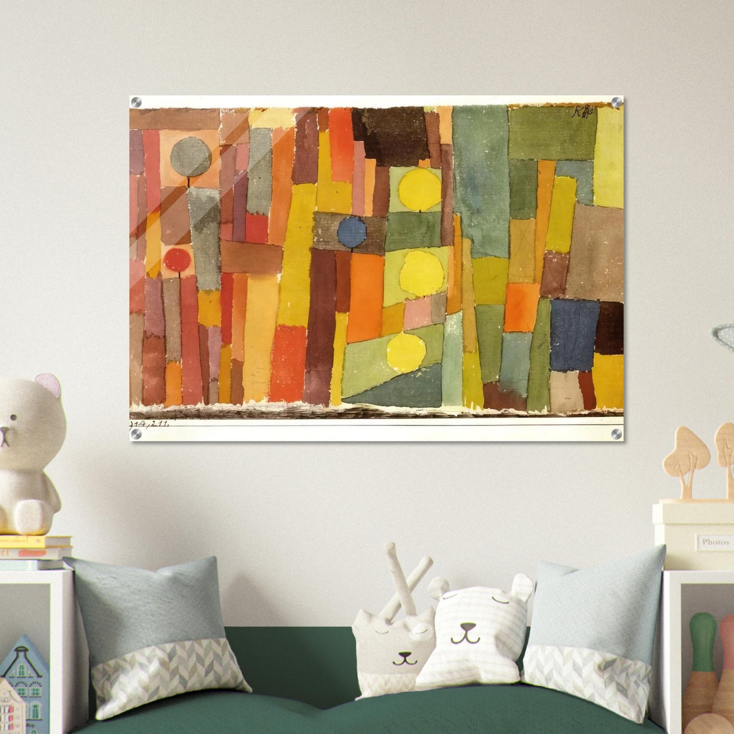 IN THE STYLE OF KAIROUAN 1914 - Paul Klee Acrylic Print - 70x100 cm / 28x40″ inches