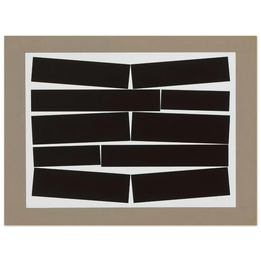 Helio Oiticica - Metaesquema Dois brancos - 1958 Fine Art Poster - Default Title