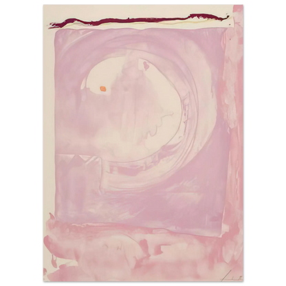 Helen Frankenthaler - Reflections IX - 1995 Wall art - 21x29.7 cm / 8x12" - Premium Wooden Framed Poster With Fine Art Paper - Wood frame