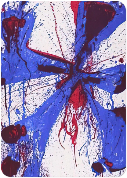 Damn Braces By Sam Francis Pack of 10 Post Cards | Sam Francis Post Cards | A6 (10.5 x 14.8 cm) - 4.1 x 5.8 inches