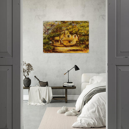 The Farm at Collettes - Pierre-Auguste Renoir Acrylic Print - 70x100 cm / 28x40″ inches