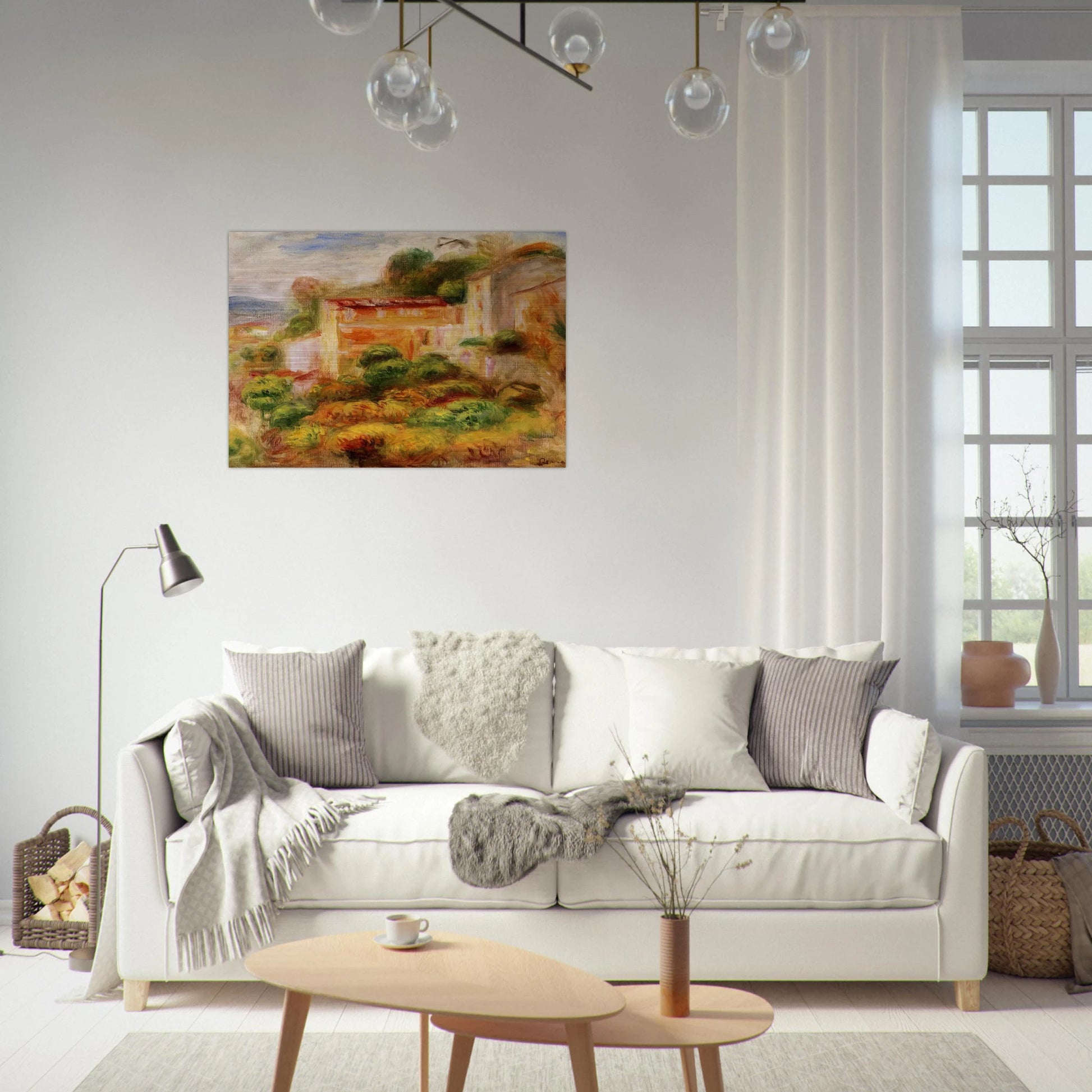 Maison de la Poste - Pierre-Auguste Renoir Brushed Aluminum Print - 70x100 cm / 28x40 inches | Pierre-Auguste Renoir Aluminum Print | Pierre-Auguste Renoir Prints