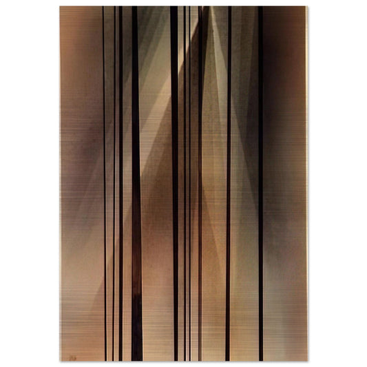 CROSSING 1928 - Wassily Kandinsky Brushed Aluminum Print - 70x100 cm / 28x40 inches | Wassily Kandinsky Aluminum Print | Wassily Kandinsky Prints