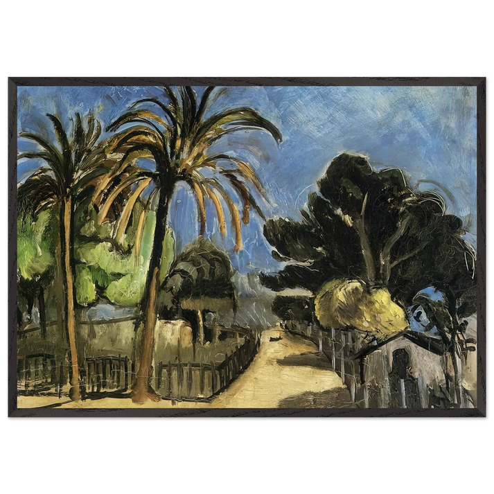 LANDSCAPE 1917 - Henri Matisse 70x100 cm / 28x40 inches Framed Art Print – Black Wooden Frame