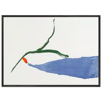 Helen Frankenthaler - A Little Zen - 1970 Wall art - 70x100 cm / 28x40 Inches - Premium Wooden Framed Poster With Fine Art Paper - Wood frame