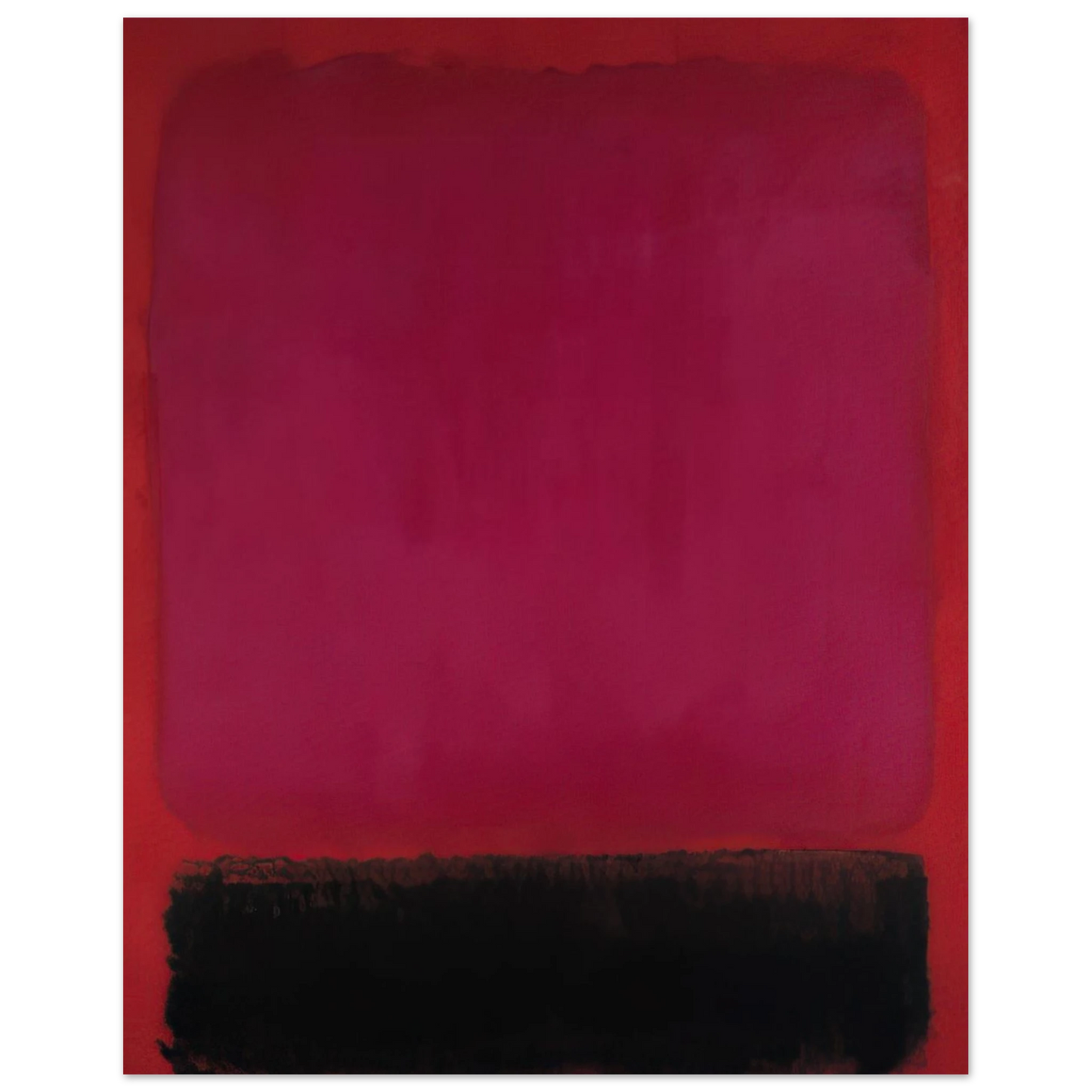 Helen Frankenthaler - Untitled - 1967 Wall art - 50x70 cm / 20x28 inches - Premium Wooden Framed Poster With Fine Art Paper - White frame