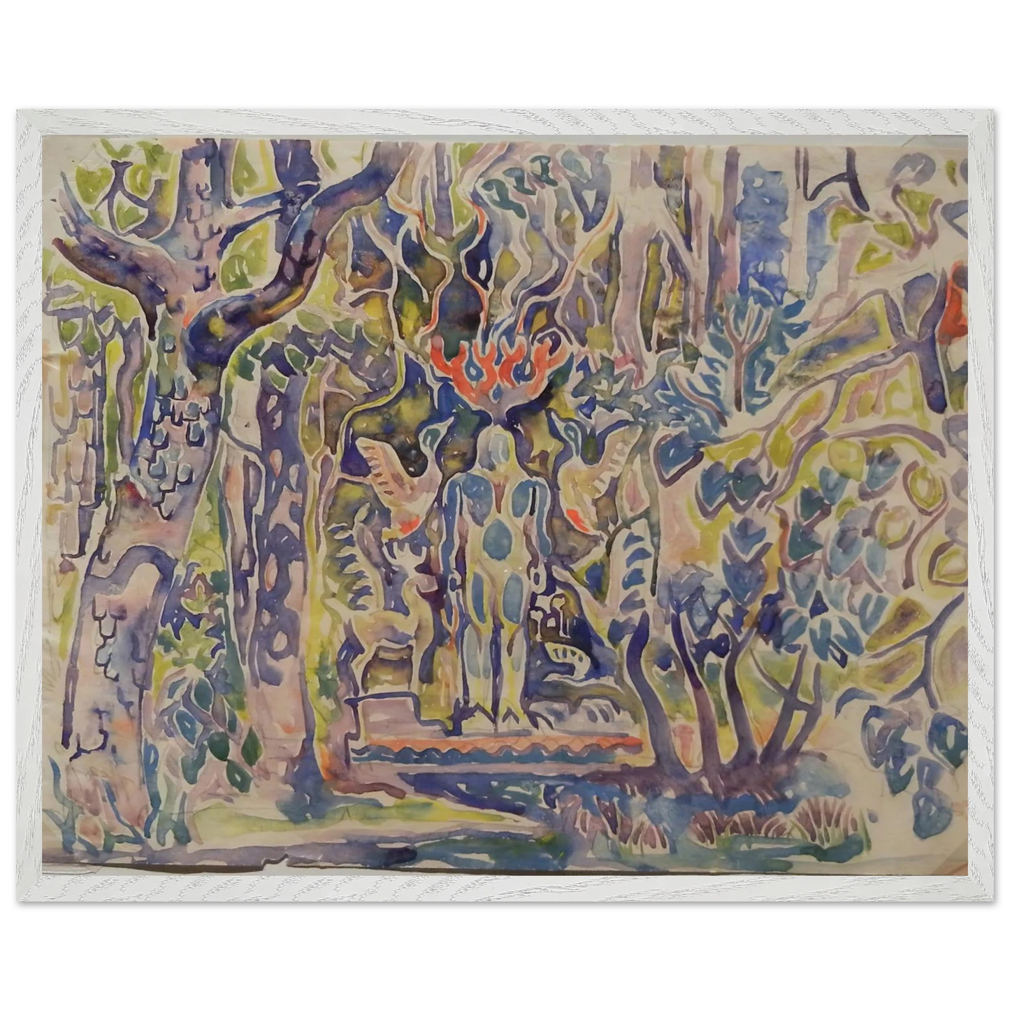 Walter Inglis Anderson - Walter Anderson Wall art - 30x45 cm / 12x18 Inches - Premium Wooden Framed Poster With Fine Art Paper - Wood frame