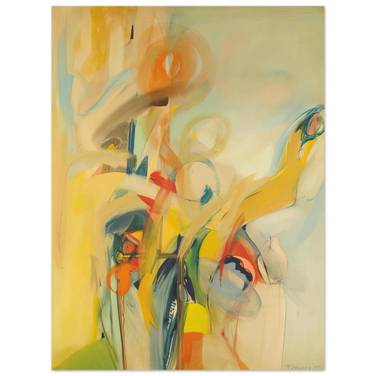 Miriam Schapiro - Down to Earth - 1959 Fine Art Poster - Default Title
