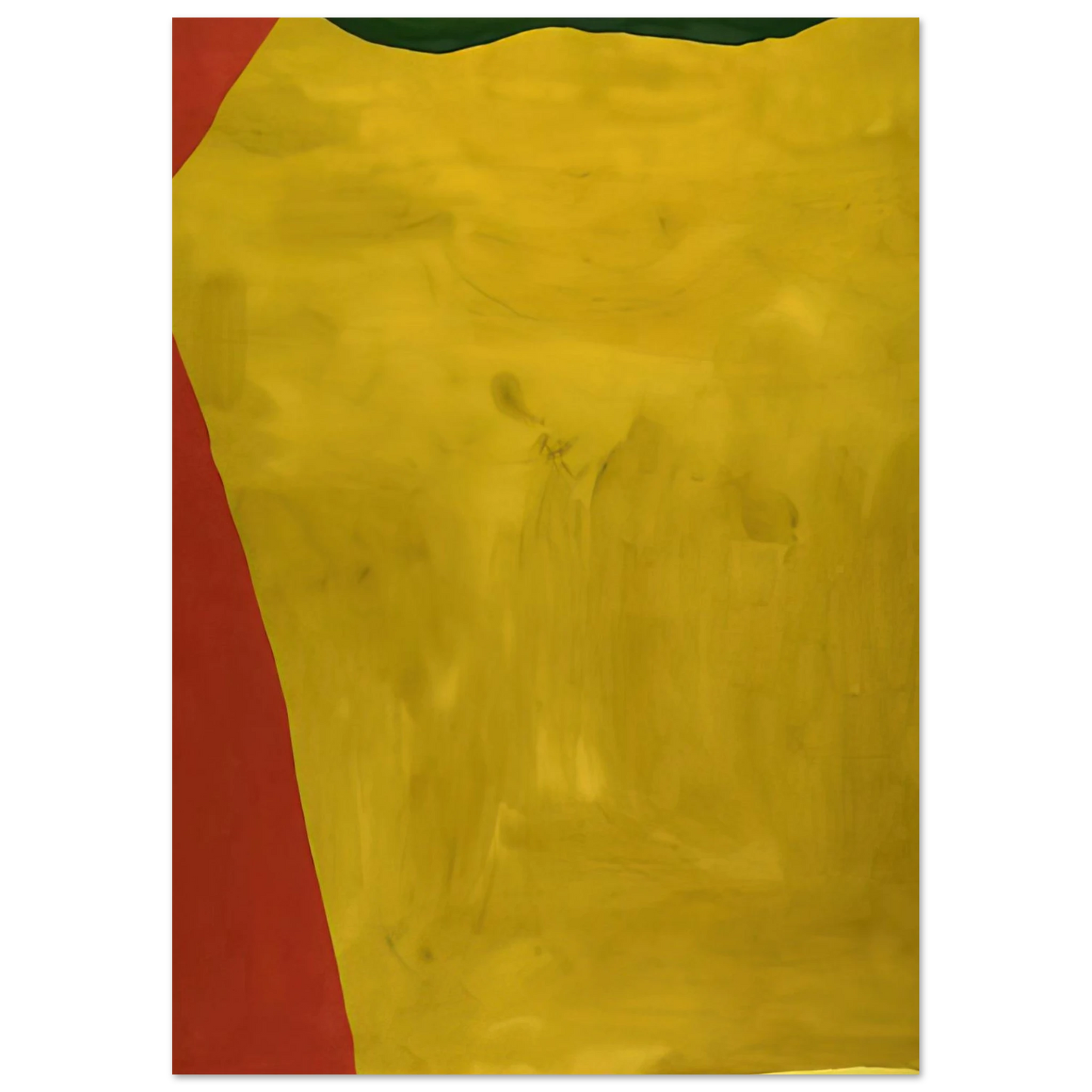 Helen Frankenthaler - Blessing of the Fleet - 1969 Wall art - 40x50 cm / 16x20 inches - Premium Wooden Framed Poster With Fine Art Paper - White frame