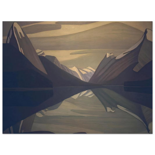 Lawren Harris - Maligne Lake, Jasper Park - 1924 Fine Art Poster - Default Title
