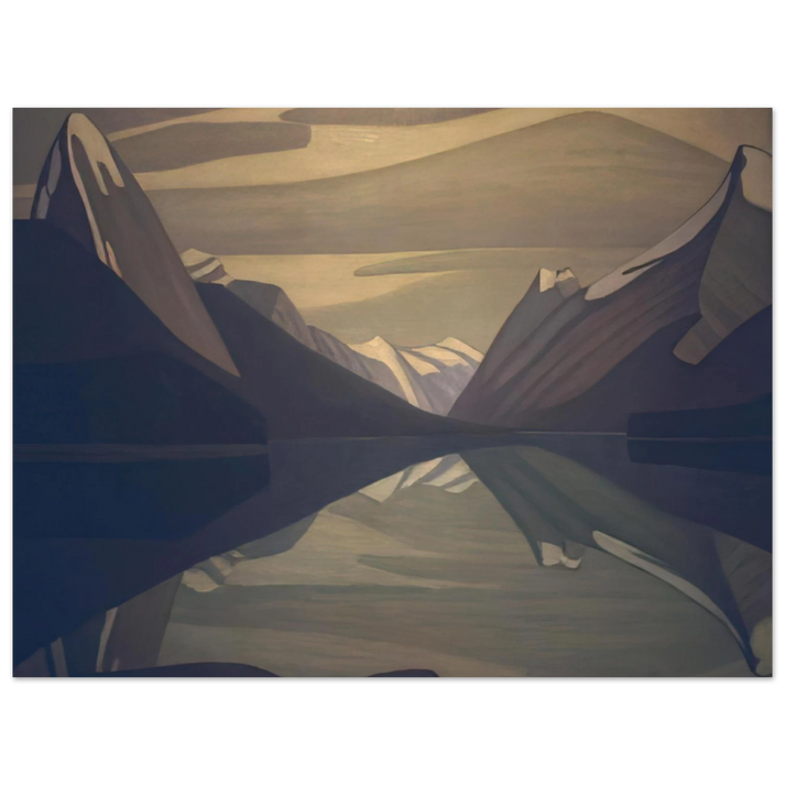 Lawren Harris - Maligne Lake, Jasper Park - 1924  75x100 cm / 30x40inches Fine Art Poster