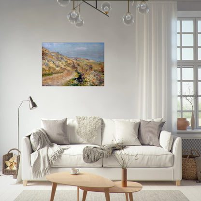The Road to Giverny - claude monet Brushed Aluminum Print - 70x100 cm / 28x40 inches | claude monet Aluminum Print | claude monet Prints