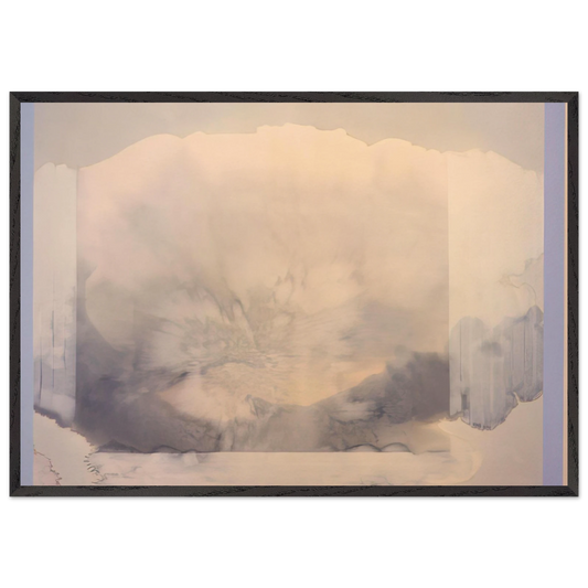 In The Divine - 1986 - Ronnie Landfield Framed Art Print – Black Wooden Frame - Default Title - -Framed Art Print