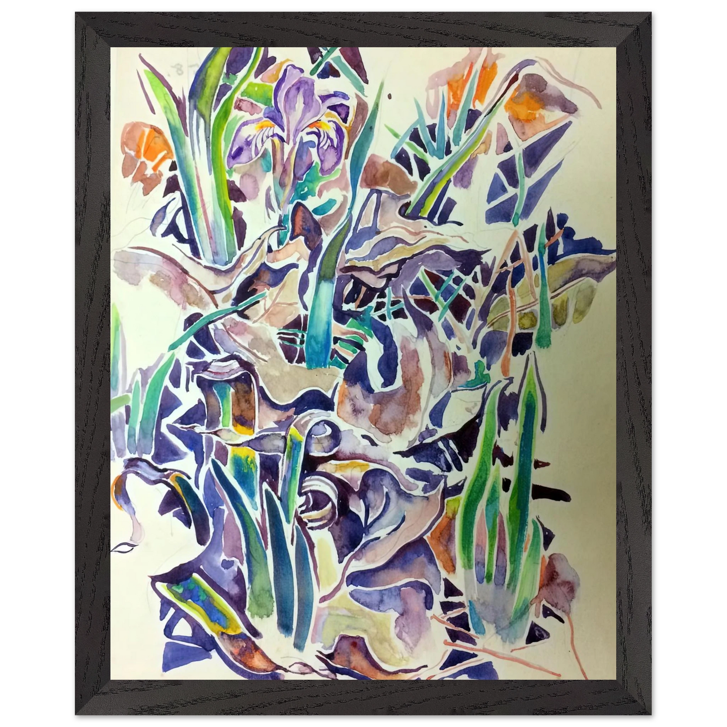 Walter Inglis Anderson - Walter Anderson Wall art - A1 (59.4 x 84.1  cm) - Premium Wooden Framed Poster With Fine Art Paper - White frame