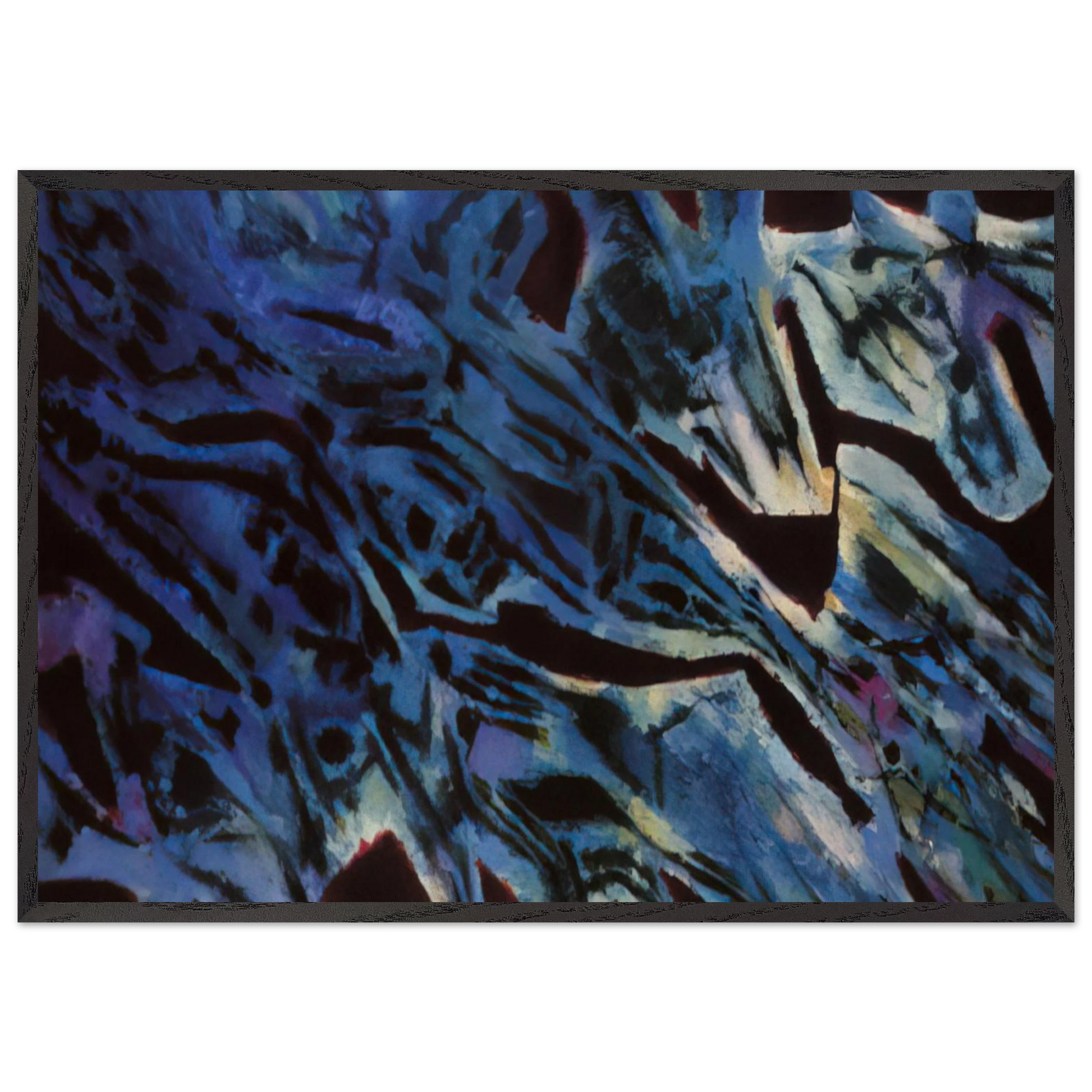 Fishes Sanctuary - 1969 - Alfred Manessier Framed Art Print – Black Wooden Frame - Default Title - -Framed Art Print