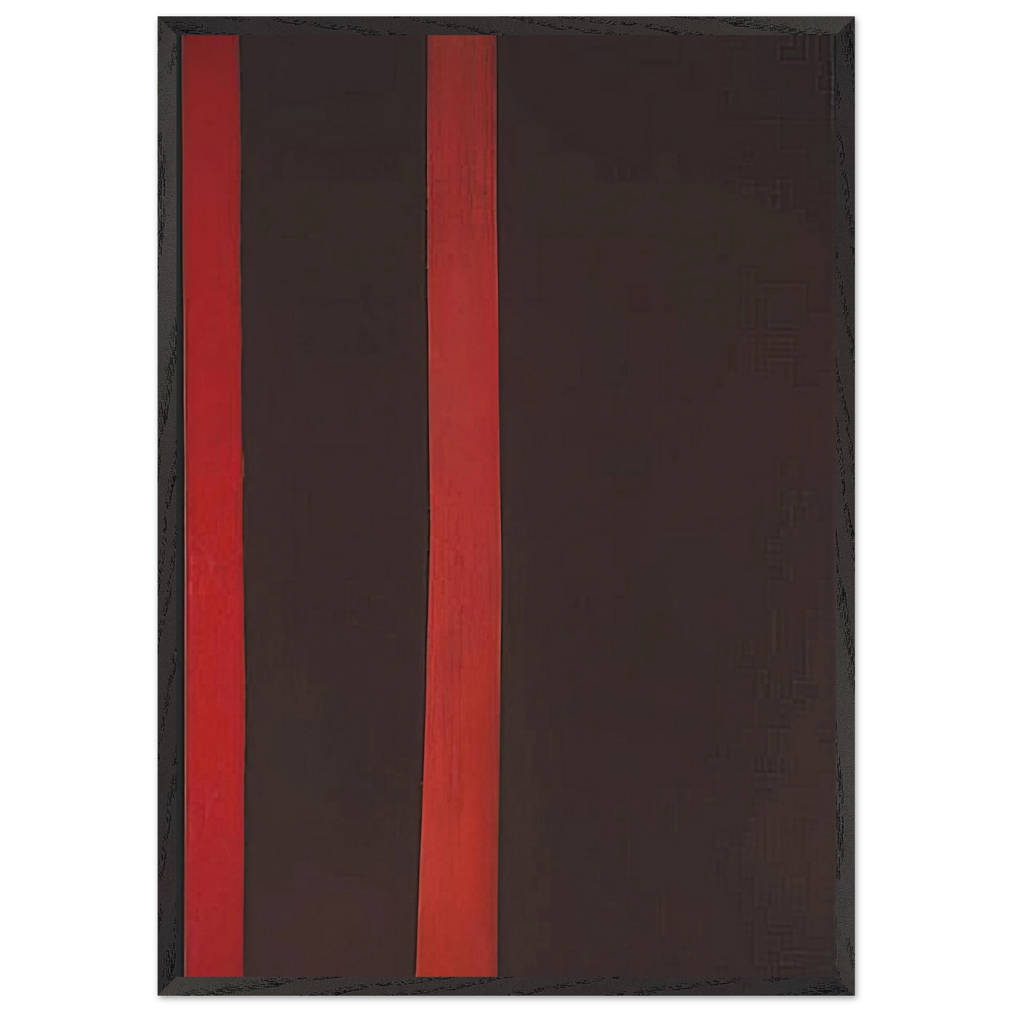 Adam - Barnett Newman Framed Art Print – Black Wooden Frame - Default Title - -Framed Art Print