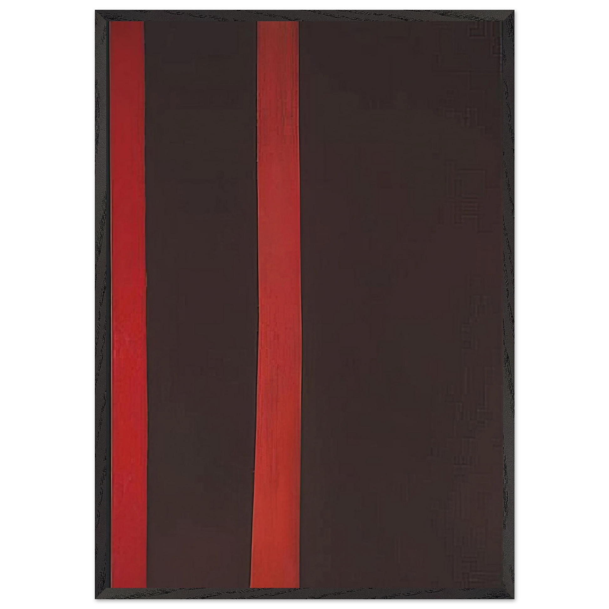 Adam - Barnett Newman Framed Art Print – Black Wooden Frame - Default Title - -Framed Art Print