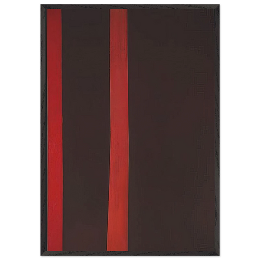 Adam - Barnett Newman Framed Art Print – Black Wooden Frame - Default Title - -Framed Art Print