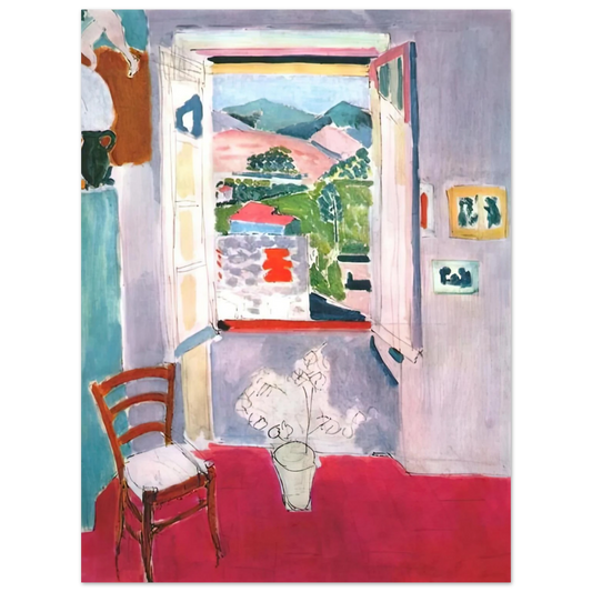 Henri Matisse - OPEN WINDOW AT COLLIOURE 1910 Fine Art Poster - Default Title