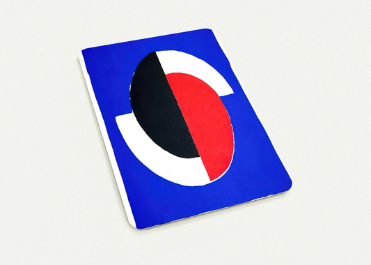 COMPOSITION RED BLUE BLACK WHITE By Sonia Delaunay Pack of 10 Post Cards | Sonia Delaunay Post Cards | A6 (10.5 x 14.8 cm) - 4.1 x 5.8 inches