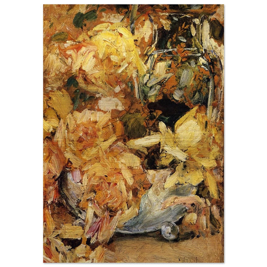 Roses - Childe Hassam Brushed Aluminum Print - 70x100 cm / 28x40 inches | Childe Hassam Aluminum Print | Childe Hassam Prints