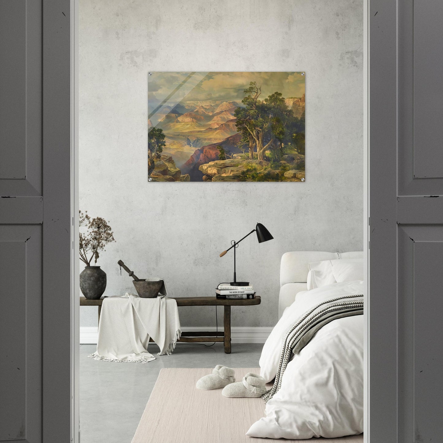 Grand Canyon from Hermit Rim Road - Thomas Moran Acrylic Print - 70x100 cm / 28x40″ inches