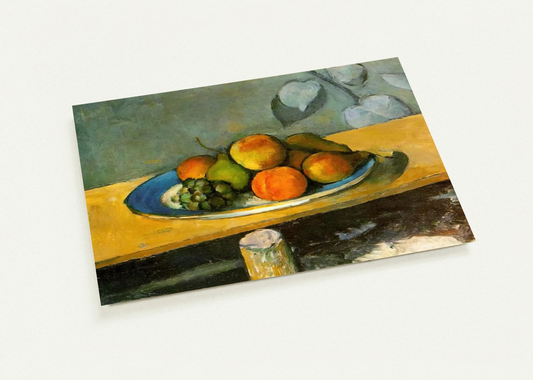 Apples, Pears and Grapes By Paul Cézanne Pack of 10 Post Cards | Paul Cézanne Post Cards | A6 (10.5 x 14.8 cm) - 4.1 x 5.8 inches