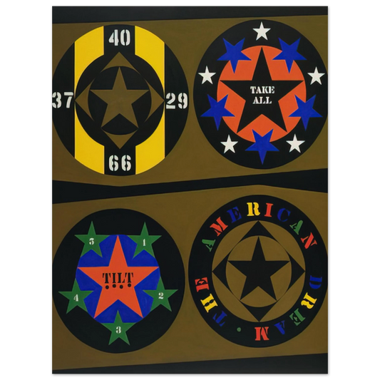 Robert Indiana - The American Dream, I Fine Art Poster - Default Title