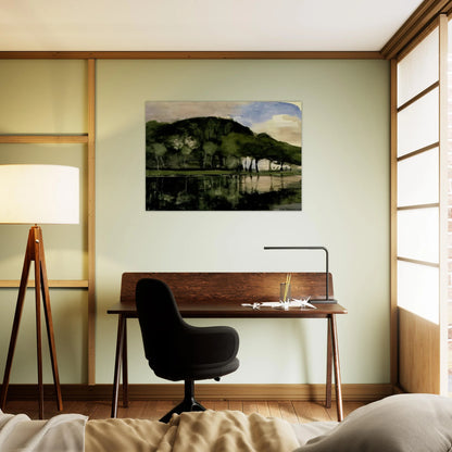 Along the Amstel - Piet Mondrian Brushed Aluminum Print - 70x100 cm / 28x40 inches | Piet Mondrian Aluminum Print | Piet Mondrian Prints