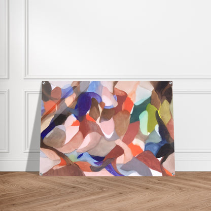 Night of the Red Wind - Alice Baber Acrylic Print - 70x100 cm / 28x40″ inches | Alice Baber Wall Art | Alice Baber Prints