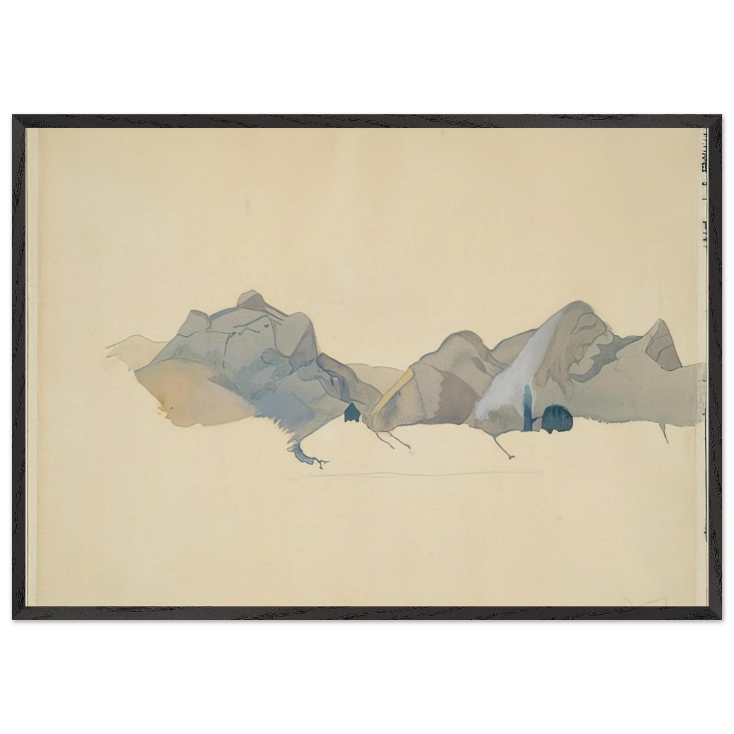 UNTITLED 1 N2 - Andre Derain Framed Art Print – Black Wooden Frame - Default Title - -Framed Art Print