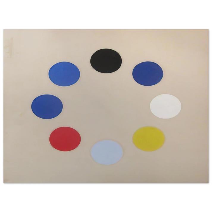 Thomas Downing - Untitled Black Star - 1965  75x100 cm / 30x40inches Fine Art Poster