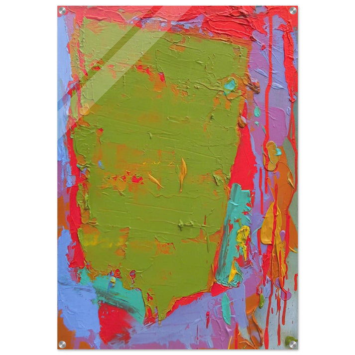 21.1.75 - 1975 - John Hoyland Acrylic Print - 70x100 cm / 28x40″ inches | John Hoyland Wall Art | John Hoyland Prints