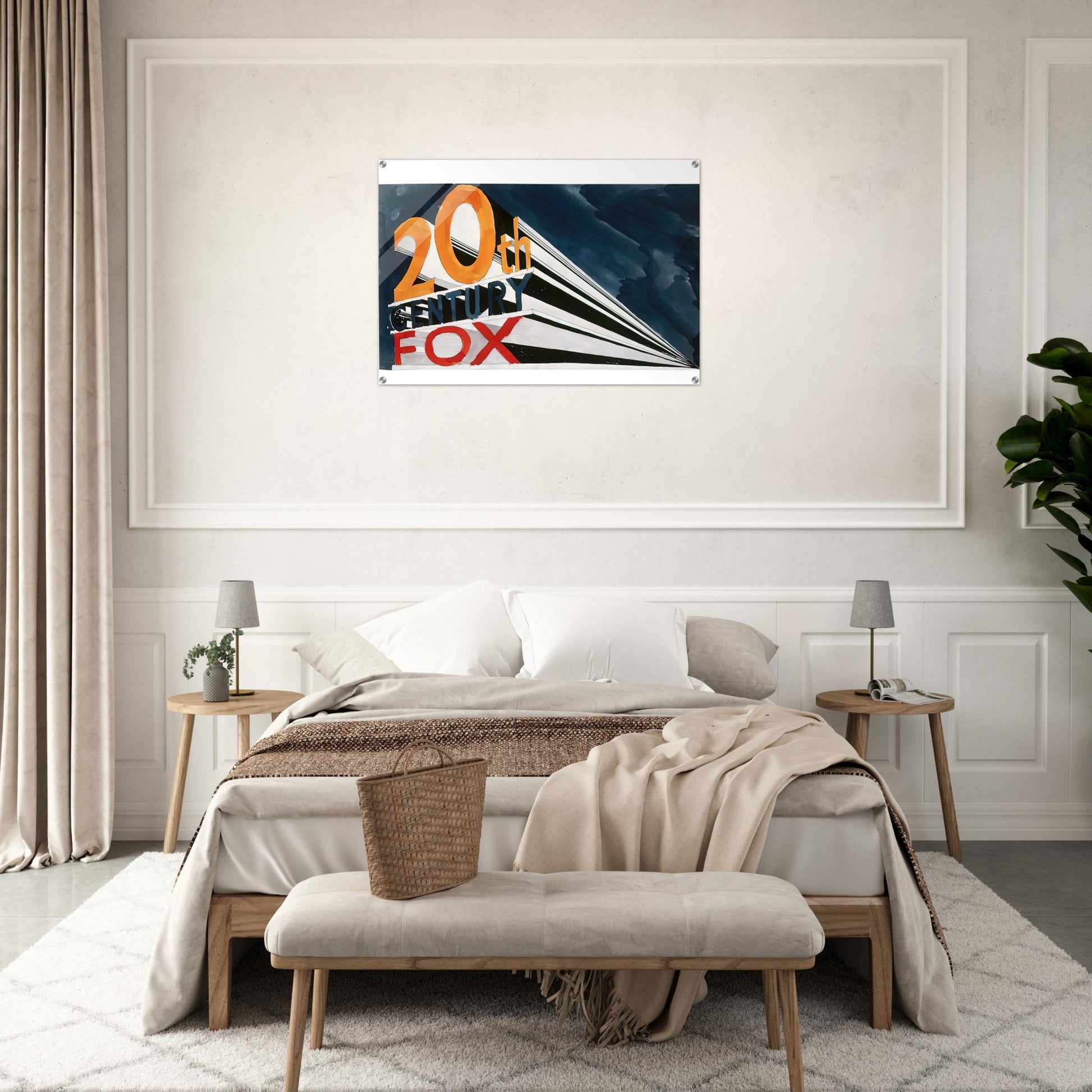 20TH CENTURY FOX 1962 - Edward Ruscha Acrylic Print - 70x100 cm / 28x40″ inches | Edward Ruscha Wall Art | Edward Ruscha Prints