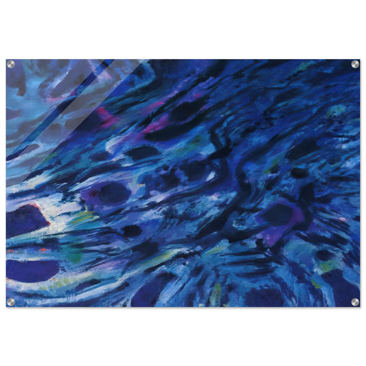 Eaux vives - 1979 - Alfred Manessier Acrylic Print - 70x100 cm / 28x40″ inches | Alfred Manessier Wall Art | Alfred Manessier Prints