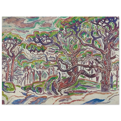 Walter Inglis Anderson - Walter Anderson Wall art - 60x80 cm / 24x32 Inches - Premium Wooden Framed Poster With Fine Art Paper - White frame