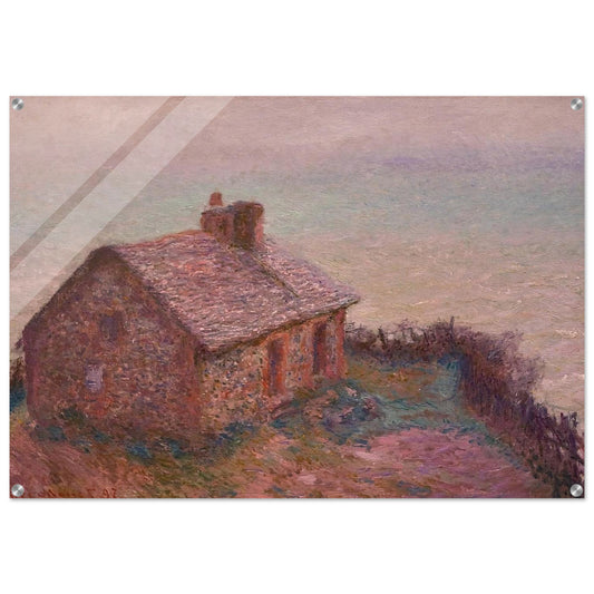 Customs House at Varengaville - claude monet Acrylic Print - 70x100 cm / 28x40″ inches