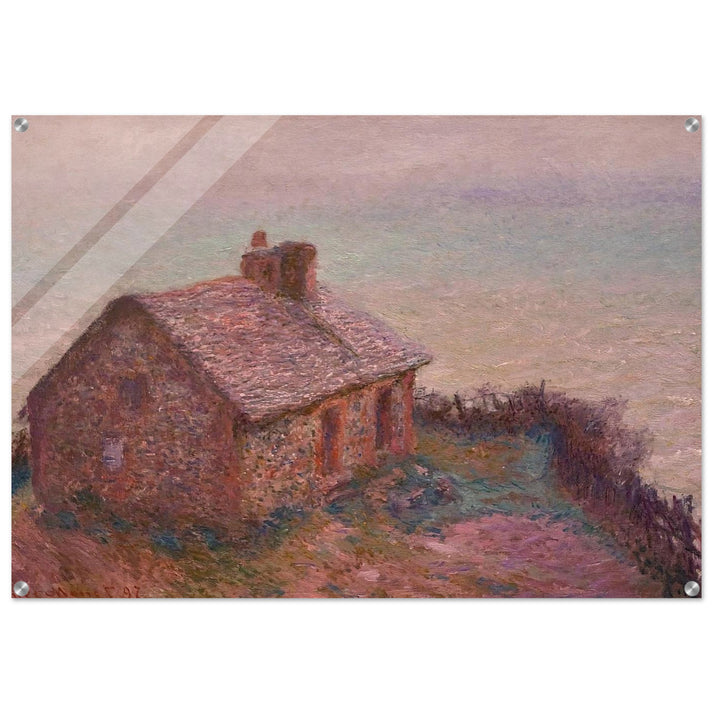 Customs House at Varengaville - claude monet Acrylic Print - 70x100 cm / 28x40″ inches