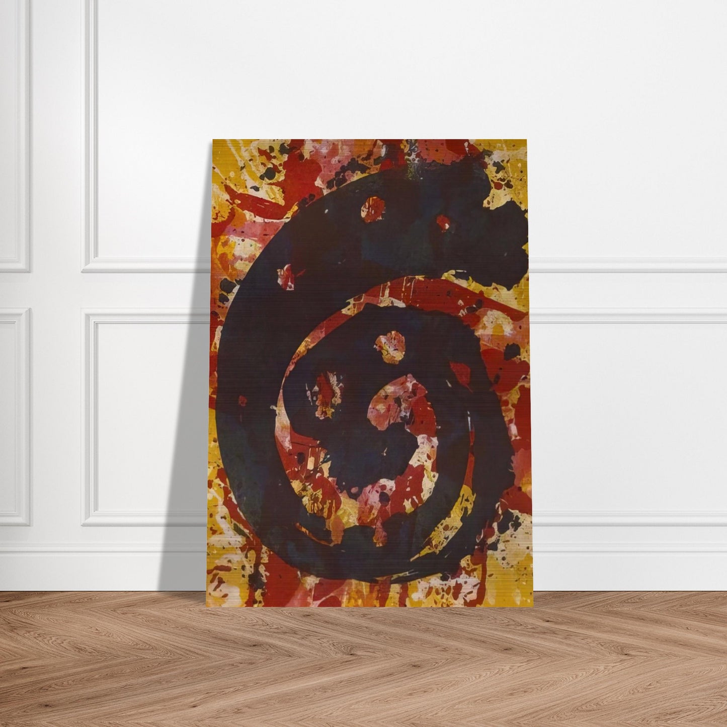 Untitled  L. I48; SFE-015  - Sam Francis Brushed Aluminum Print - 70x100 cm / 28x40 inches | Sam Francis Aluminum Print | Sam Francis Prints