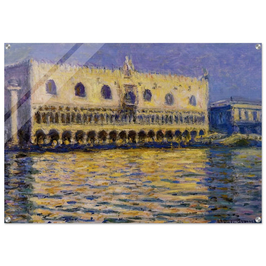 The Palazzo Ducale 2 - claude monet Acrylic Print - 70x100 cm / 28x40″ inches
