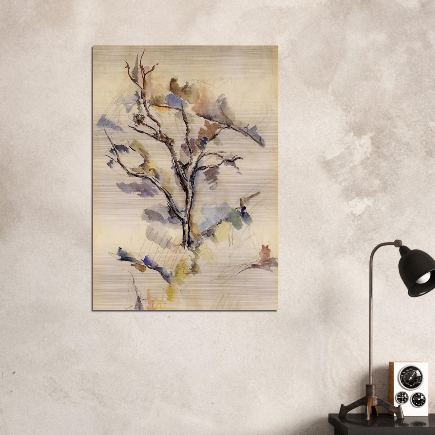 The Oak - Paul Cézanne Brushed Aluminum Print - 70x100 cm / 28x40 inches | Paul Cézanne Aluminum Print | Paul Cézanne Prints