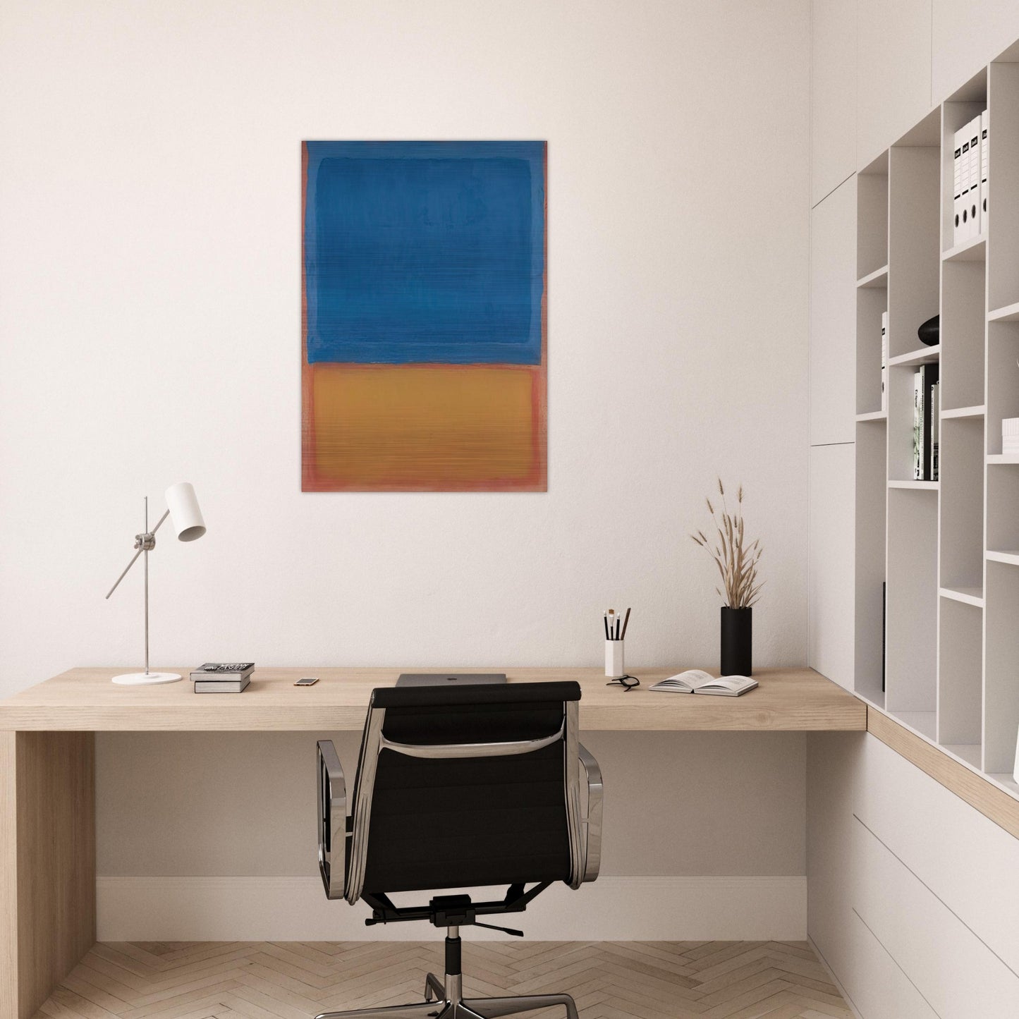 Untitled Red, Blue, Orange - 1955 - Mark Rothko Brushed Aluminum Print - 70x100 cm / 28x40 inches | Mark Rothko Aluminum Print | Mark Rothko Prints