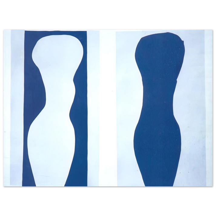 Henri Matisse - WHITE TORSO AND BLUE TORSO 1944  75x100 cm / 30x40inches Fine Art Poster