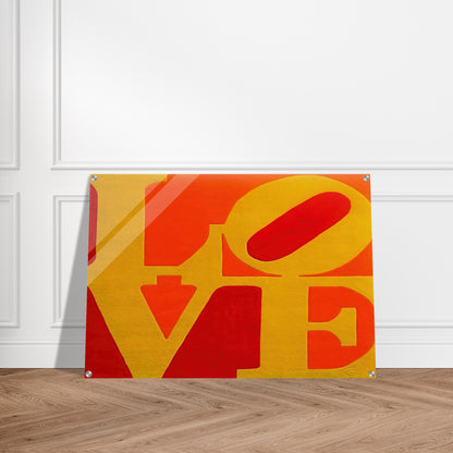 Chosen Love - Robert Indiana Acrylic Print - 70x100 cm / 28x40″ inches | Robert Indiana Wall Art | Robert Indiana Prints